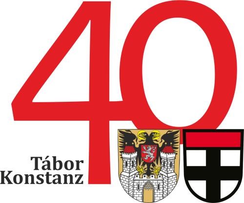Logo 40 Jahre Städtepartnerschaft Konstanz-Tábor